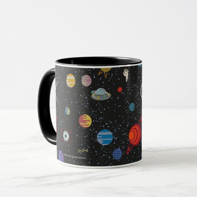 RICK AND MORTY™ | Space Pattern Mug (Front Left)