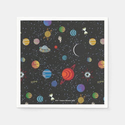 RICK AND MORTY  Space Pattern Napkins
