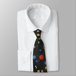 RICK AND MORTY™ Space Pattern Neck Tie
