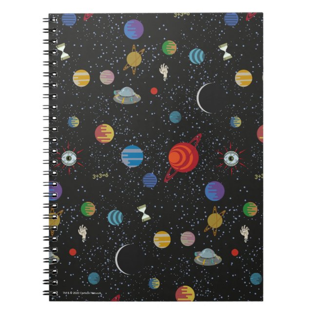 RICK AND MORTY™ | Space Pattern Notebook (Front)