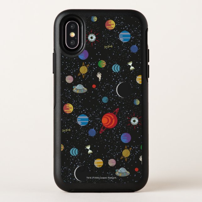RICK AND MORTY™ | Space Pattern Otterbox iPhone Case (Back)