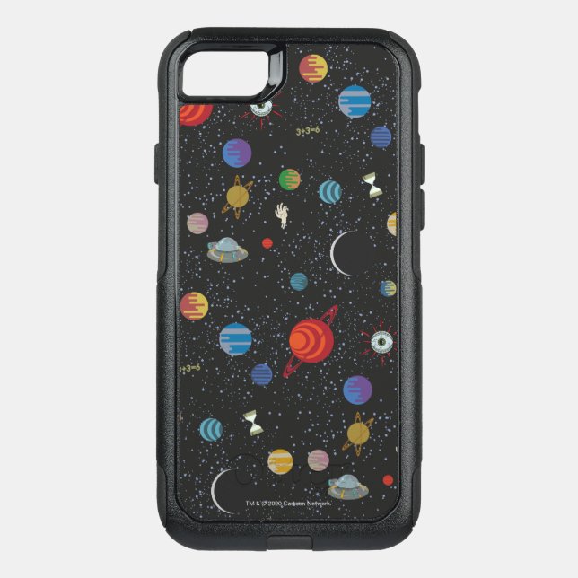 RICK AND MORTY™ | Space Pattern Otterbox iPhone Case (Back)