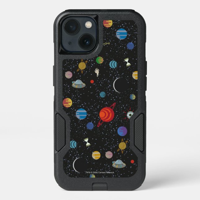 RICK AND MORTY™ | Space Pattern Otterbox iPhone Case (Back)