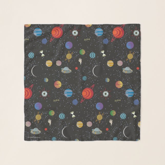 RICK AND MORTY™ | Space Pattern Scarf (Front)