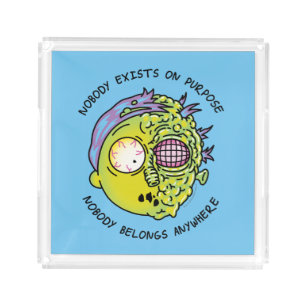 RICK AND MORTY™ Stylized Morty Fly Quote Acrylic Tray