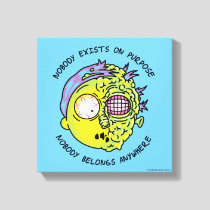 RICK AND MORTY™ | Stylized Morty Fly Quote Canvas Print