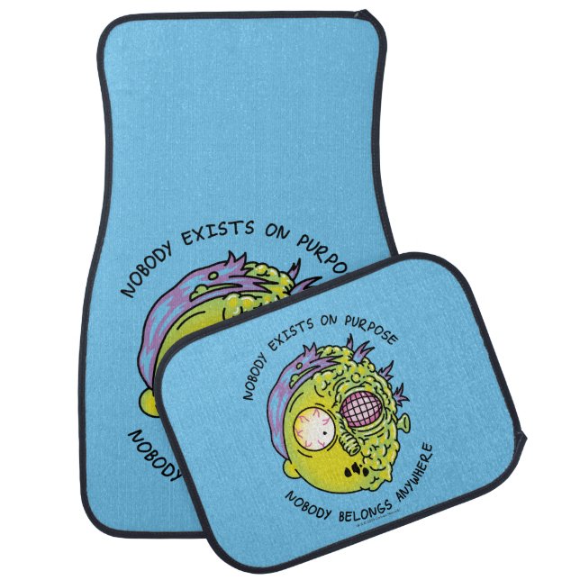 RICK AND MORTY™ | Stylized Morty Fly Quote Car Floor Mat (Set)