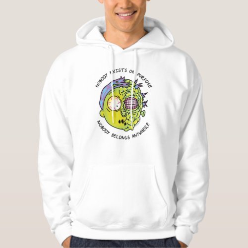 RICK AND MORTY  Stylized Morty Fly Quote Hoodie