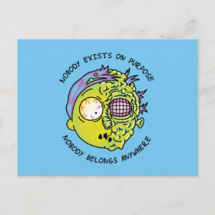 RICK AND MORTY™   Stylized Morty Fly Quote Invitation Postcard