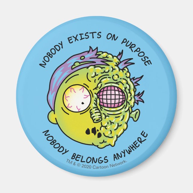 RICK AND MORTY™ | Stylized Morty Fly Quote Magnet (Front)