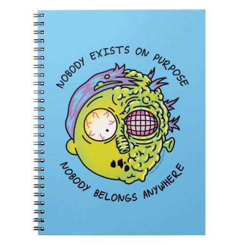 RICK AND MORTY  Stylized Morty Fly Quote Notebook