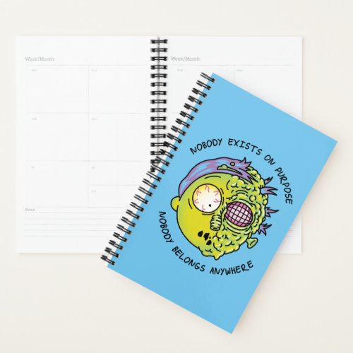 RICK AND MORTY  Stylized Morty Fly Quote Planner
