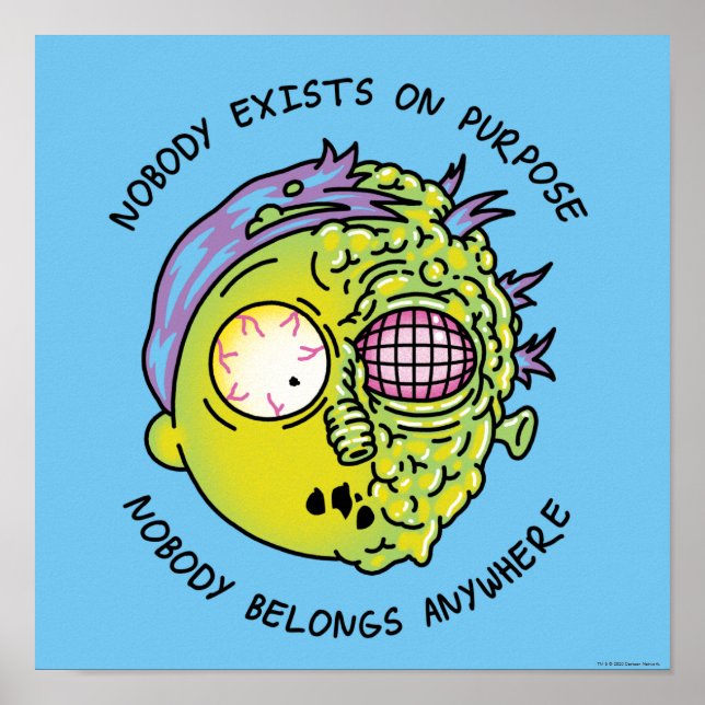 RICK AND MORTY™ | Stylized Morty Fly Quote Poster (Front)