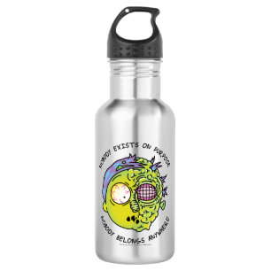 RICK AND MORTY™ Stylized Morty Fly Quote Stainless Steel Water Bottle
