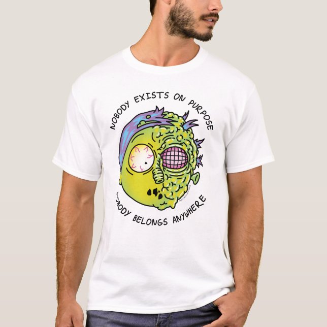 RICK AND MORTY™ | Stylized Morty Fly Quote T-Shirt (Front)