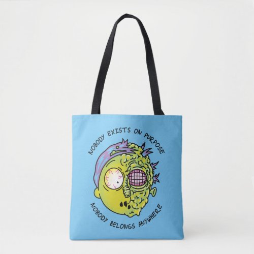 RICK AND MORTY  Stylized Morty Fly Quote Tote Bag