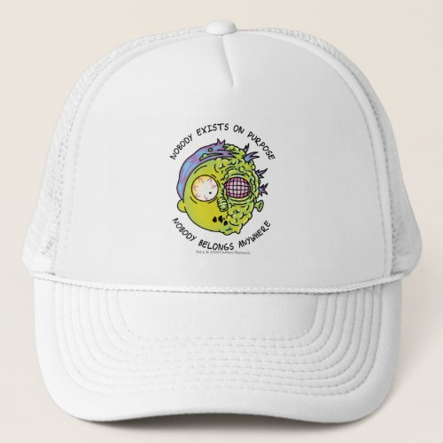 RICK AND MORTY  Stylized Morty Fly Quote Trucker Hat