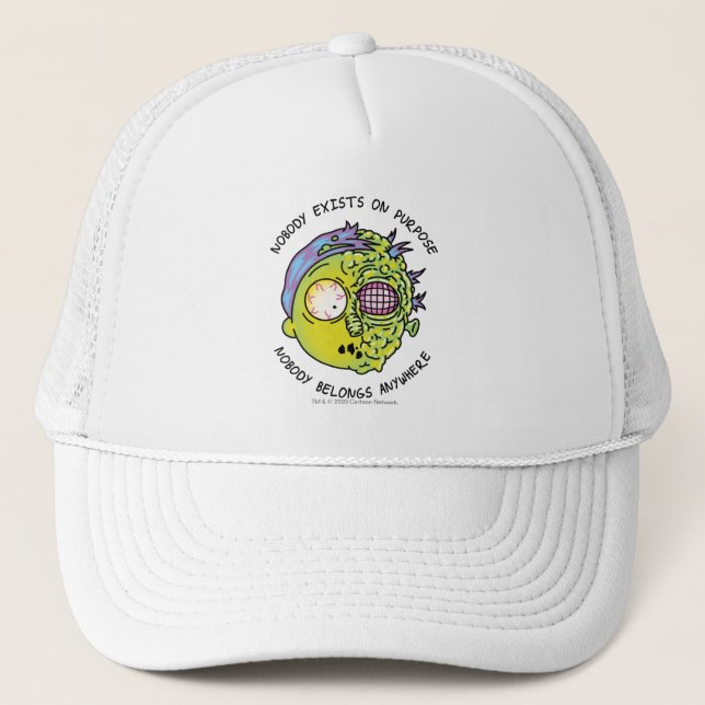 RICK AND MORTY™ | Stylized Morty Fly Quote Trucker Hat (Front)