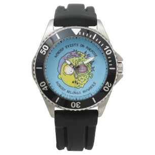 RICK AND MORTY™ Stylized Morty Fly Quote Watch