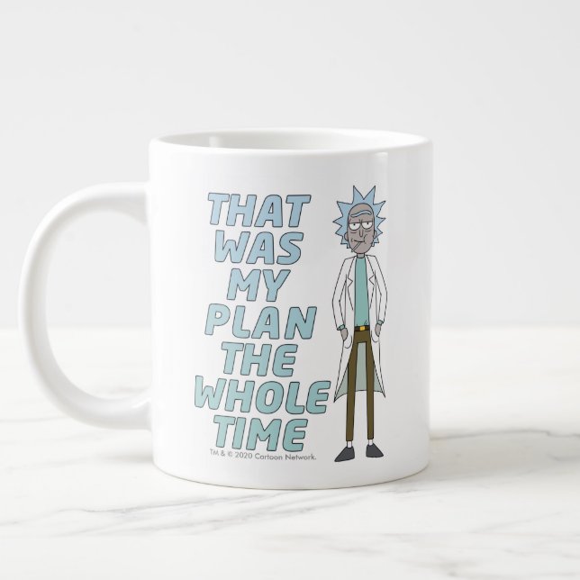RICK AND MORTY™ | That Was My Plan The Whole time Giant Coffee Mug (Left)