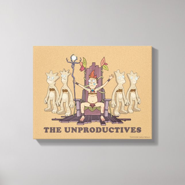 RICK AND MORTY™ | The Unproductives Canvas Print (Front)