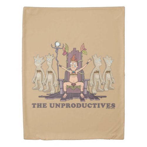 RICK AND MORTY  The Unproductives Duvet Cover