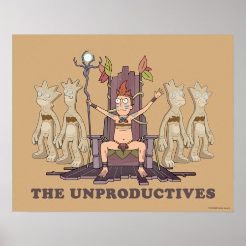 RICK AND MORTY  The Unproductives Poster