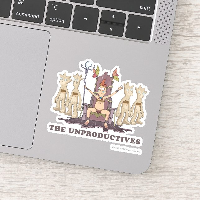 RICK AND MORTY™ | The Unproductives Sticker (Detail)