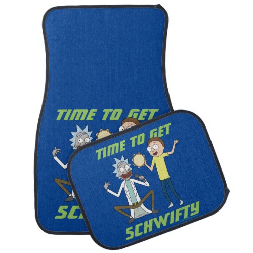 RICK AND MORTY  Time To Get Schwifty Car Floor Mat