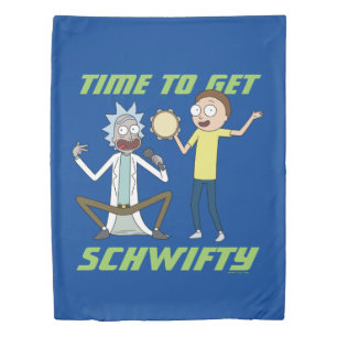 RICK AND MORTY™   Time To Get Schwifty Duvet Cover