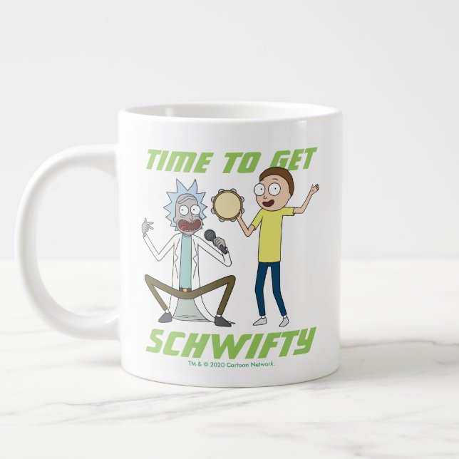 RICK AND MORTY™ | Time To Get Schwifty Giant Coffee Mug (Left)