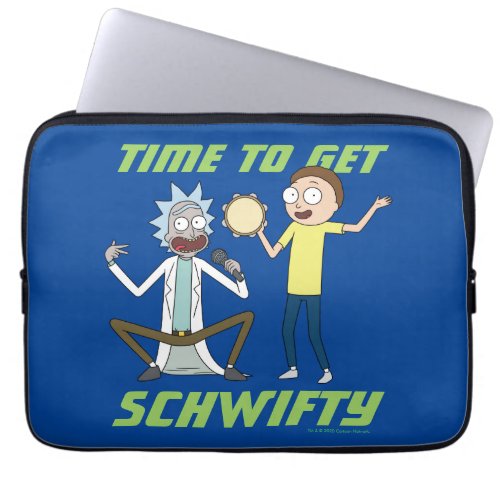 RICK AND MORTY  Time To Get Schwifty Laptop Sleeve