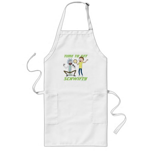 RICK AND MORTY  Time To Get Schwifty Long Apron