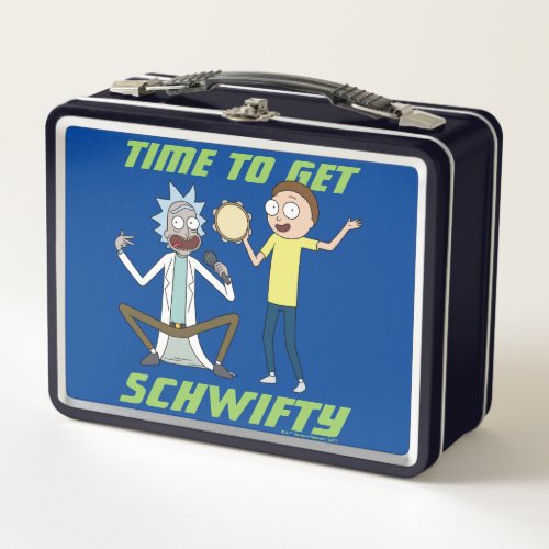 RICK AND MORTY  Time To Get Schwifty Metal Lunch Box