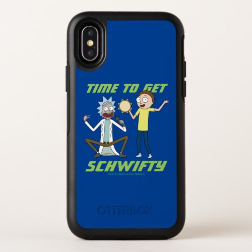 RICK AND MORTY  Time To Get Schwifty OtterBox Symmetry iPhone XS Case