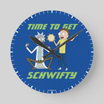 RICK AND MORTY™ | Time To Get Schwifty Round Clock