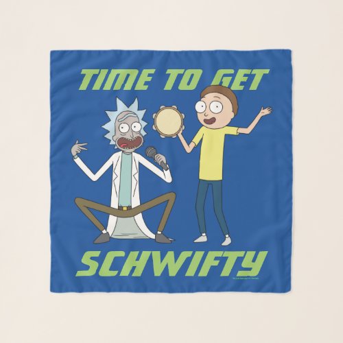 RICK AND MORTY  Time To Get Schwifty Scarf