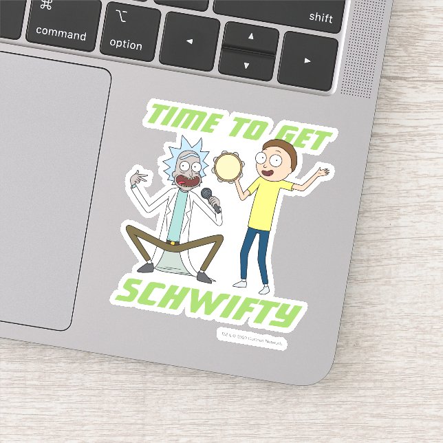 RICK AND MORTY™ | Time To Get Schwifty Sticker (Detail)
