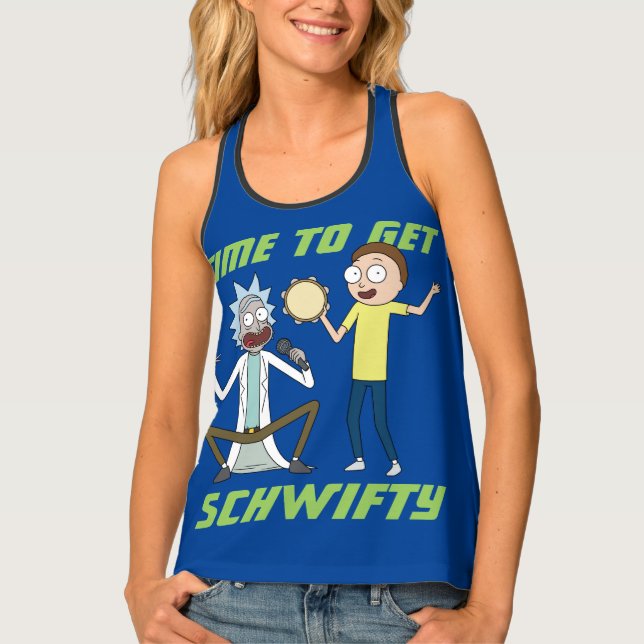 RICK AND MORTY™ | Time To Get Schwifty Tank Top (Front)