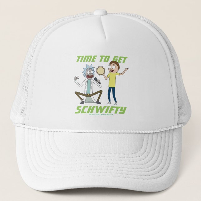 RICK AND MORTY™ | Time To Get Schwifty Trucker Hat (Front)