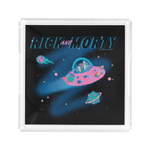 RICK AND MORTY™ Traveling Through Space Acrylic Tray