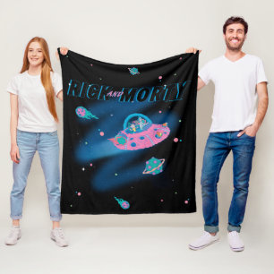 RICK AND MORTY™ Traveling Through Space Fleece Blanket