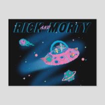 RICK AND MORTY™ | Traveling Through Space Invitation Postcard