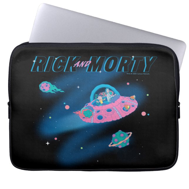 RICK AND MORTY™ | Traveling Through Space Laptop Sleeve (Front)