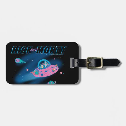 RICK AND MORTY  Traveling Through Space Luggage Tag