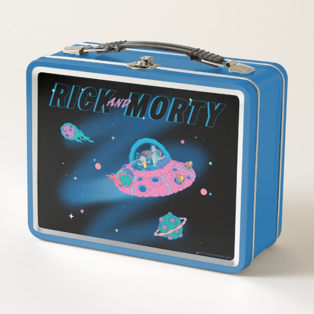 RICK AND MORTY™ | Traveling Through Space Metal Lunch Box (Front)