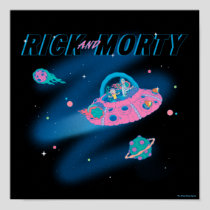 RICK AND MORTY™ | Traveling Through Space Poster