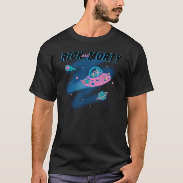 RICK AND MORTY™ | Traveling Through Space T-Shirt (Front)