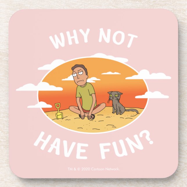 RICK AND MORTY™ | Why Not Have Fun Beverage Coaster (Front)