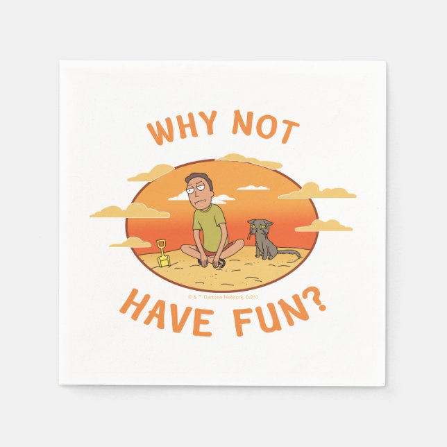 RICK AND MORTY™ | Why Not Have Fun Napkins (Front)